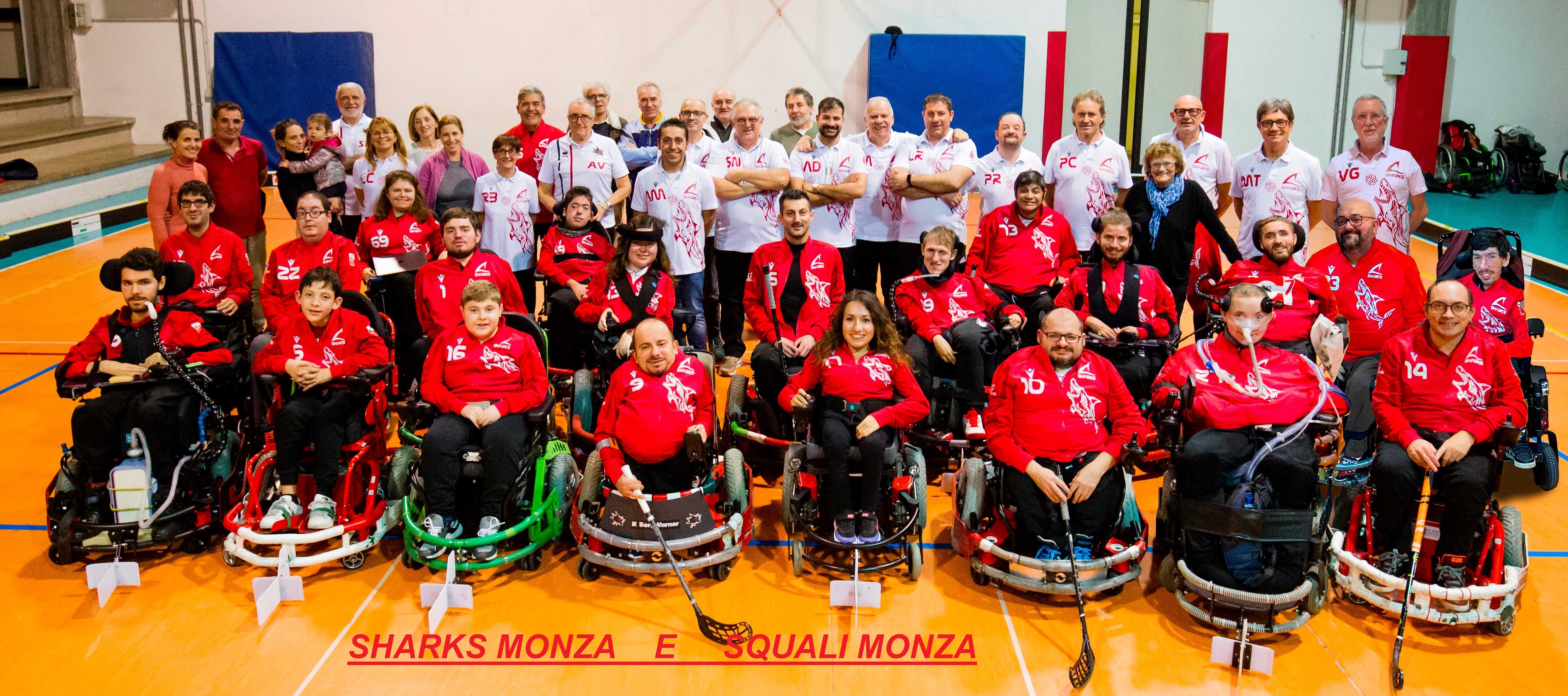 Gruppo Giocatori, Tecnici e Volontari SHARKS MONZA