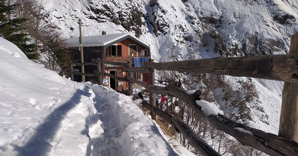 Alpi Apuane - Rifugio Nello Conti sotto la neve