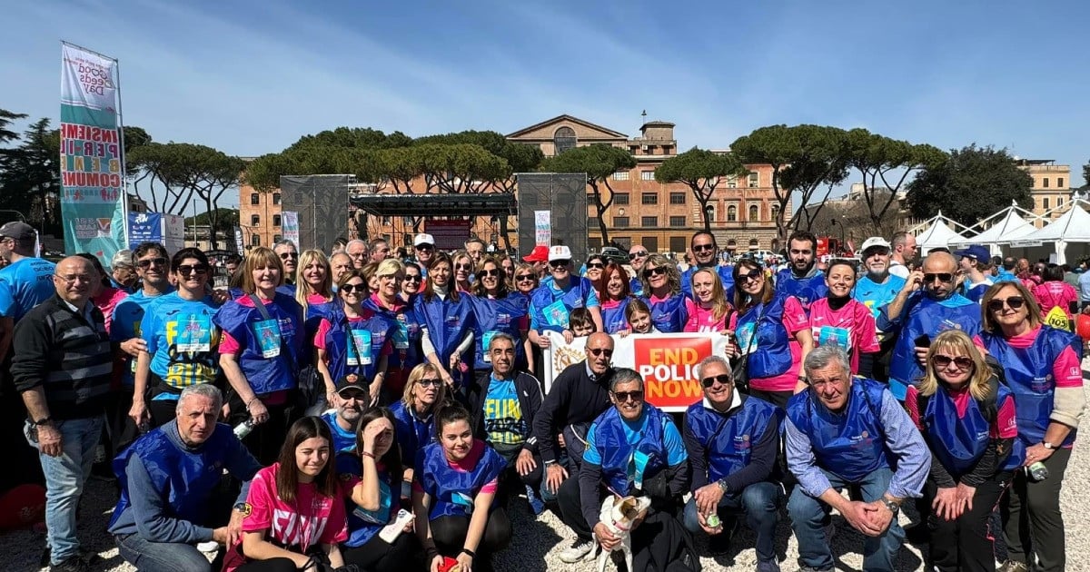 Rete del Dono Rotary Distretto 2080 campagna Run for Polio 2025