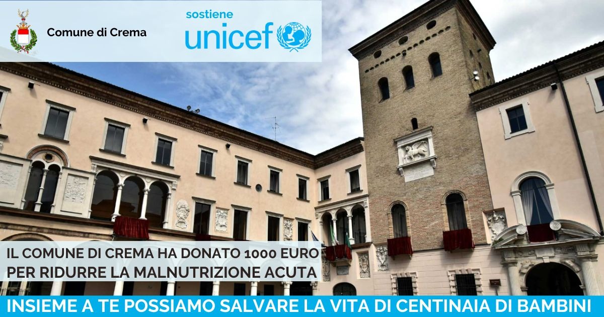 IL COMUNE DI CREMA CON UNICEF-UNICEF ITALIA