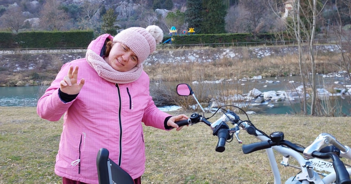 Bicicletta speciale per Olga-Paulina Smuktonowicz 