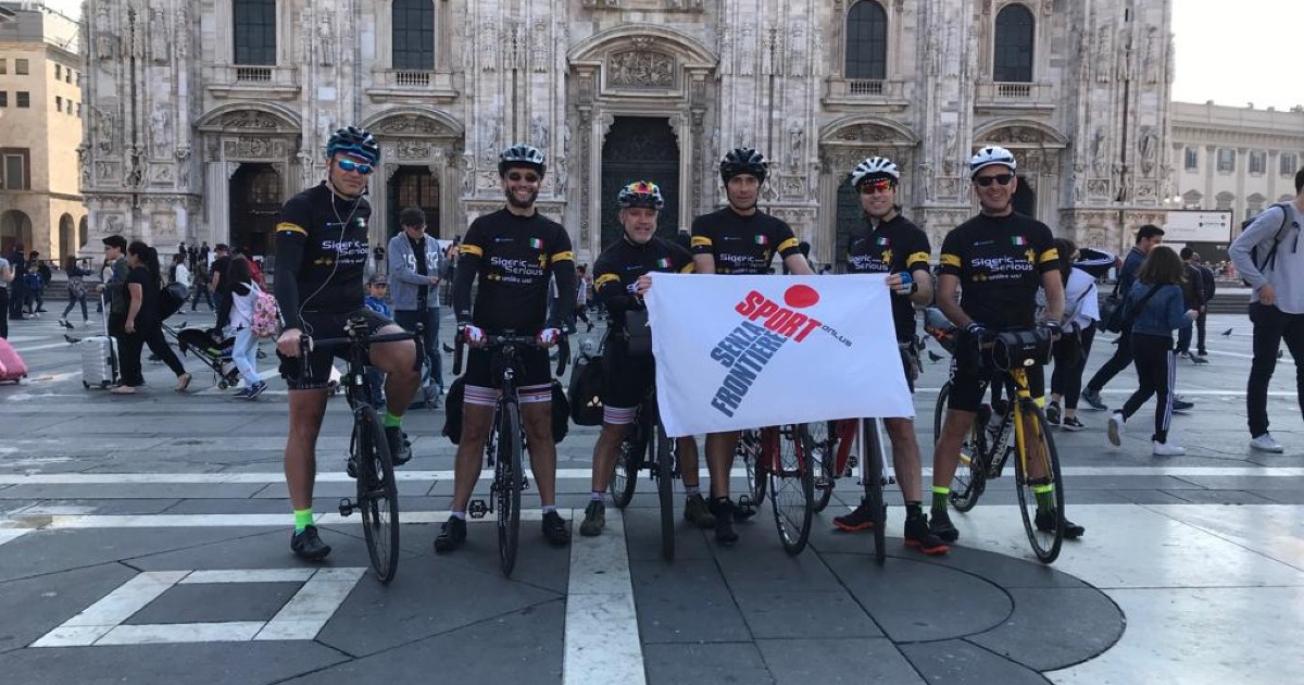 In bici da Milano a Roma per SSF -I Sigerici