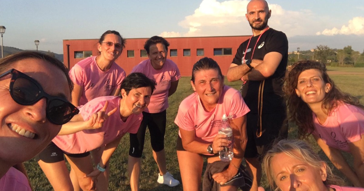 Perugia corre con la ricerca!-Pink is good Perugia runnig team 2020