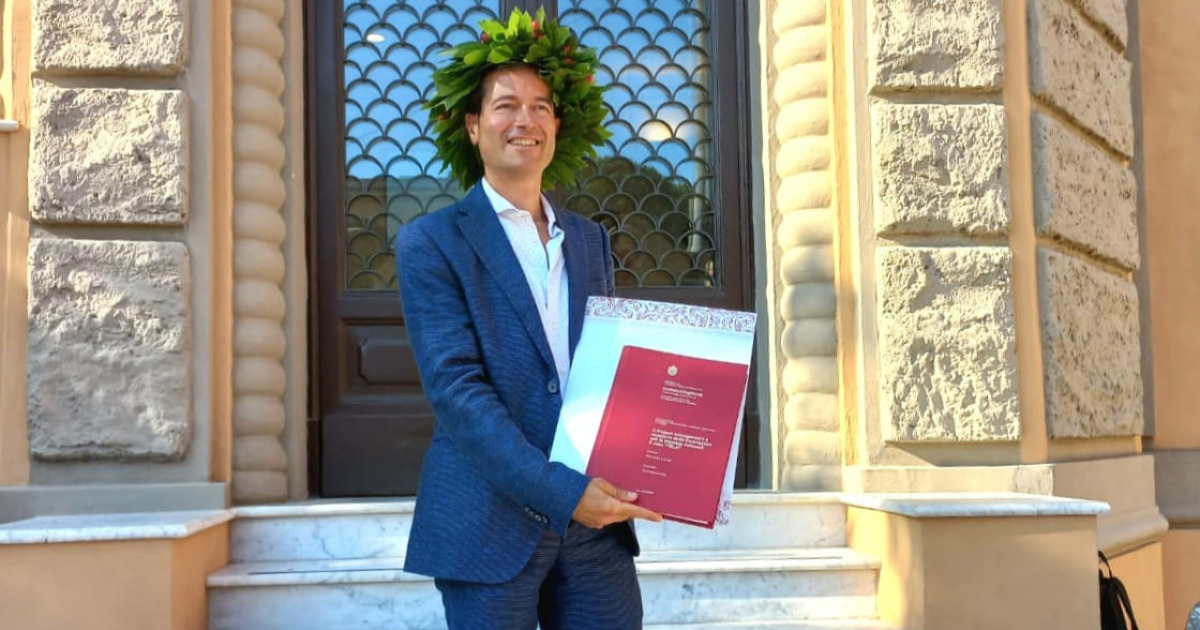 La mia laurea per Sport Senza Frontiere-Francesco Dell'Arso