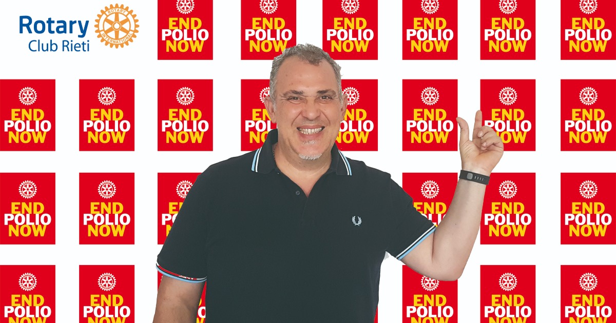 Francesco per RC Rieti - End Polio Now-Francesco Maria Palomba
