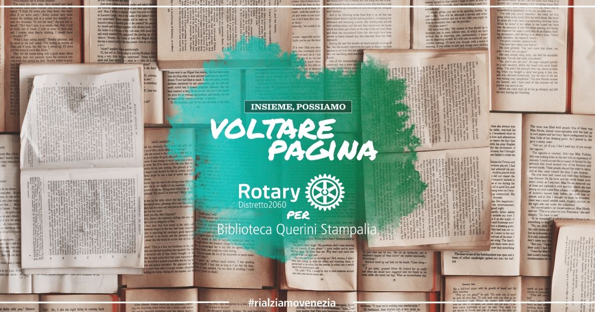 Voltiamo Pagina a Venezia!-Progetto Rotary – Distretto 2060 – ONLUS