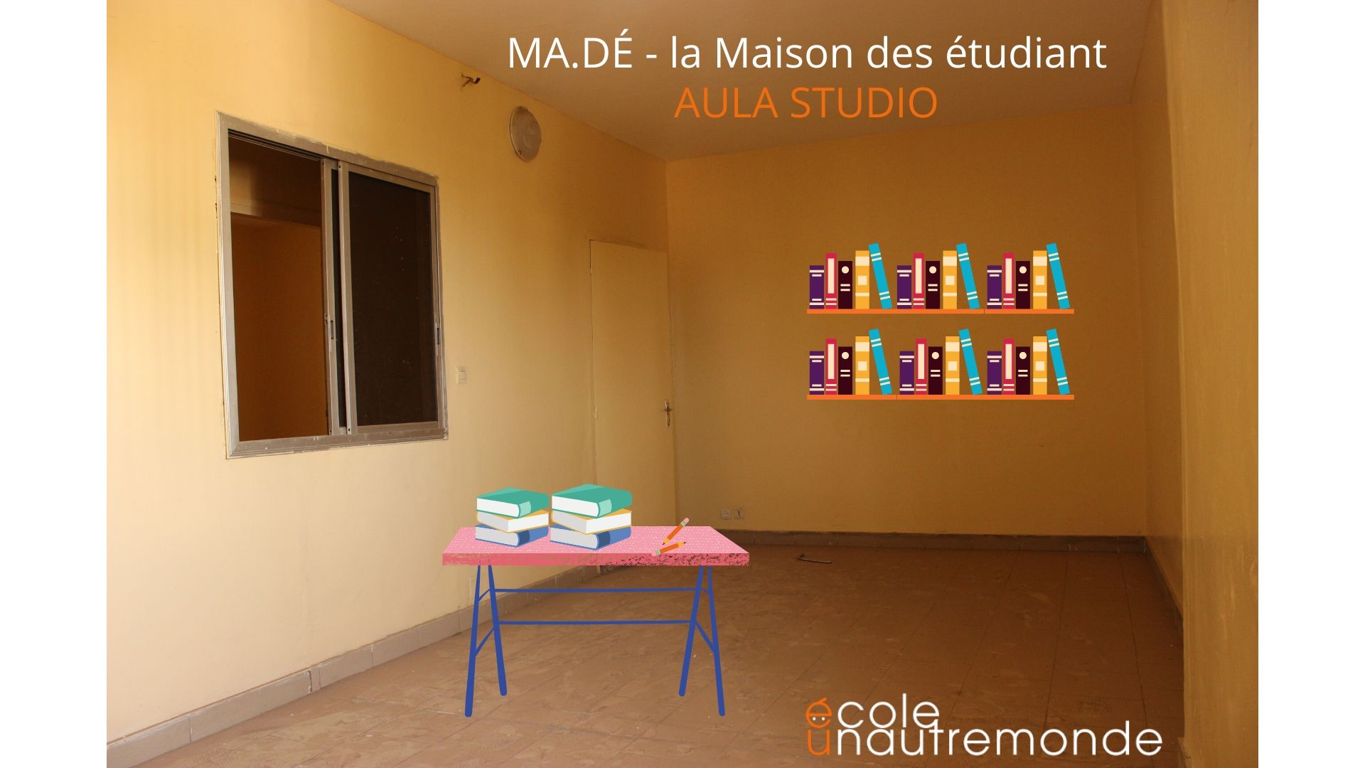 Libri per la Maison des étudiant a Dakar-Fabbrica Utopie