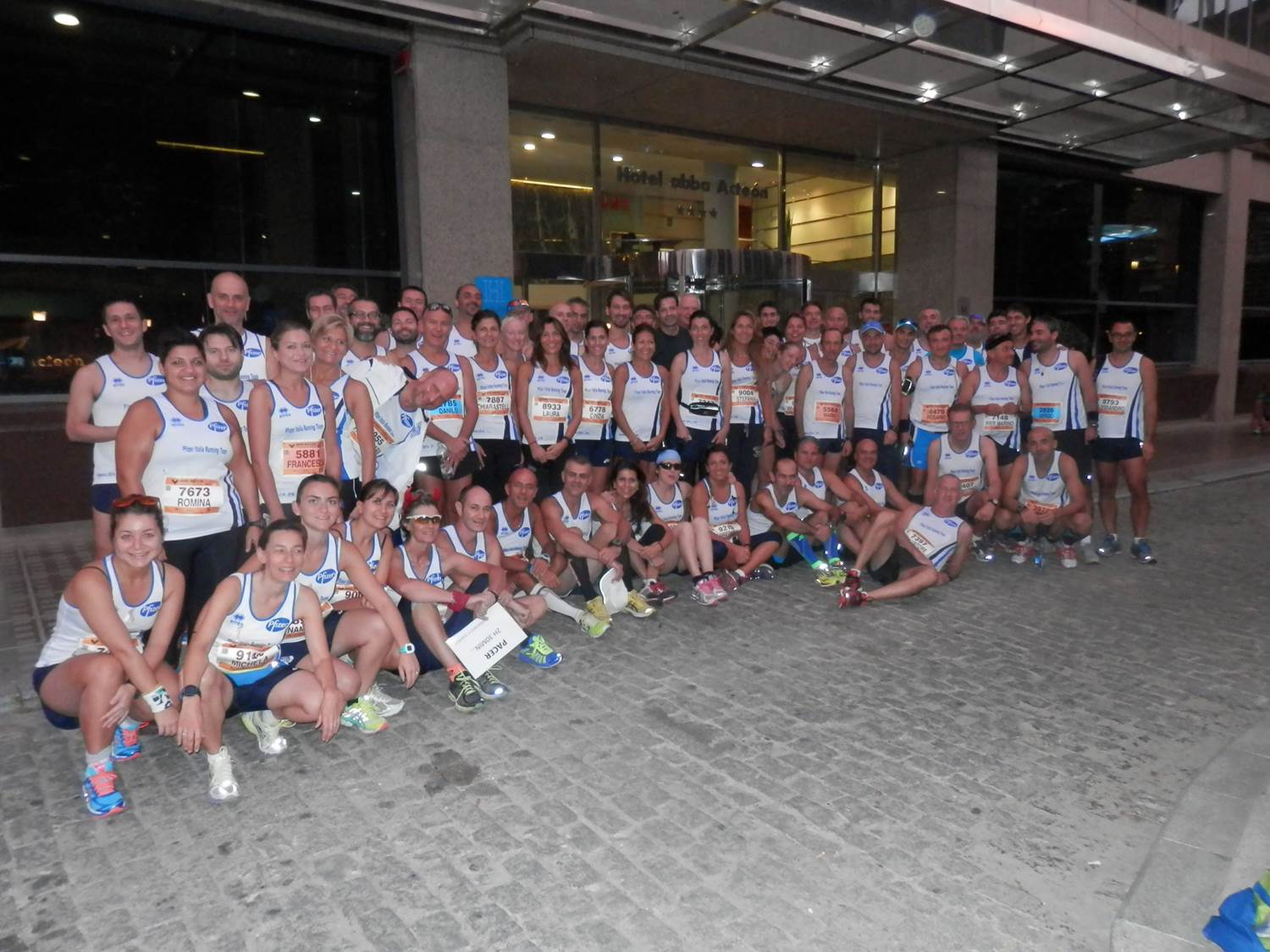 Pfizer Running Team per RomAltruista-Pfizer Italia Running Team