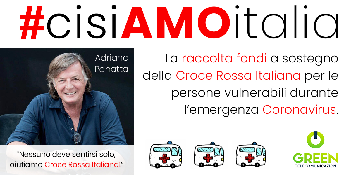 Sosteniamo la Croce Rossa Italiana!-Green Telecomunicazioni SpA