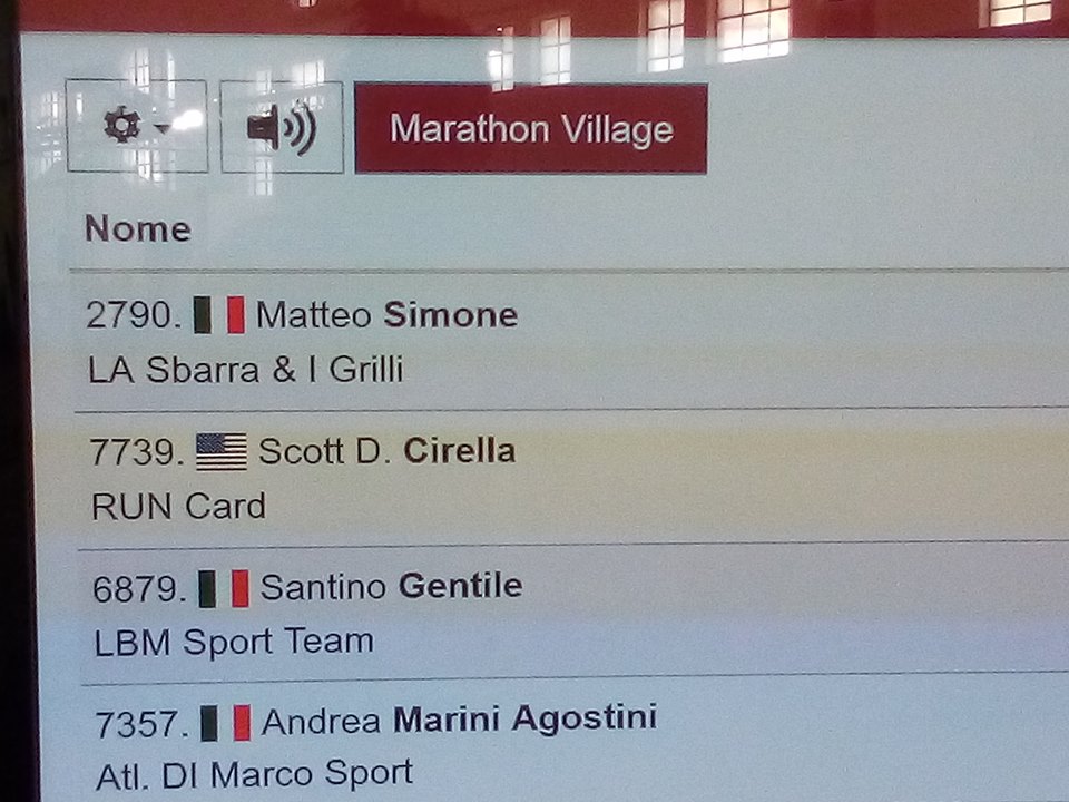 42km di corsa per Sport Senza Frontiere-Matteo Simone