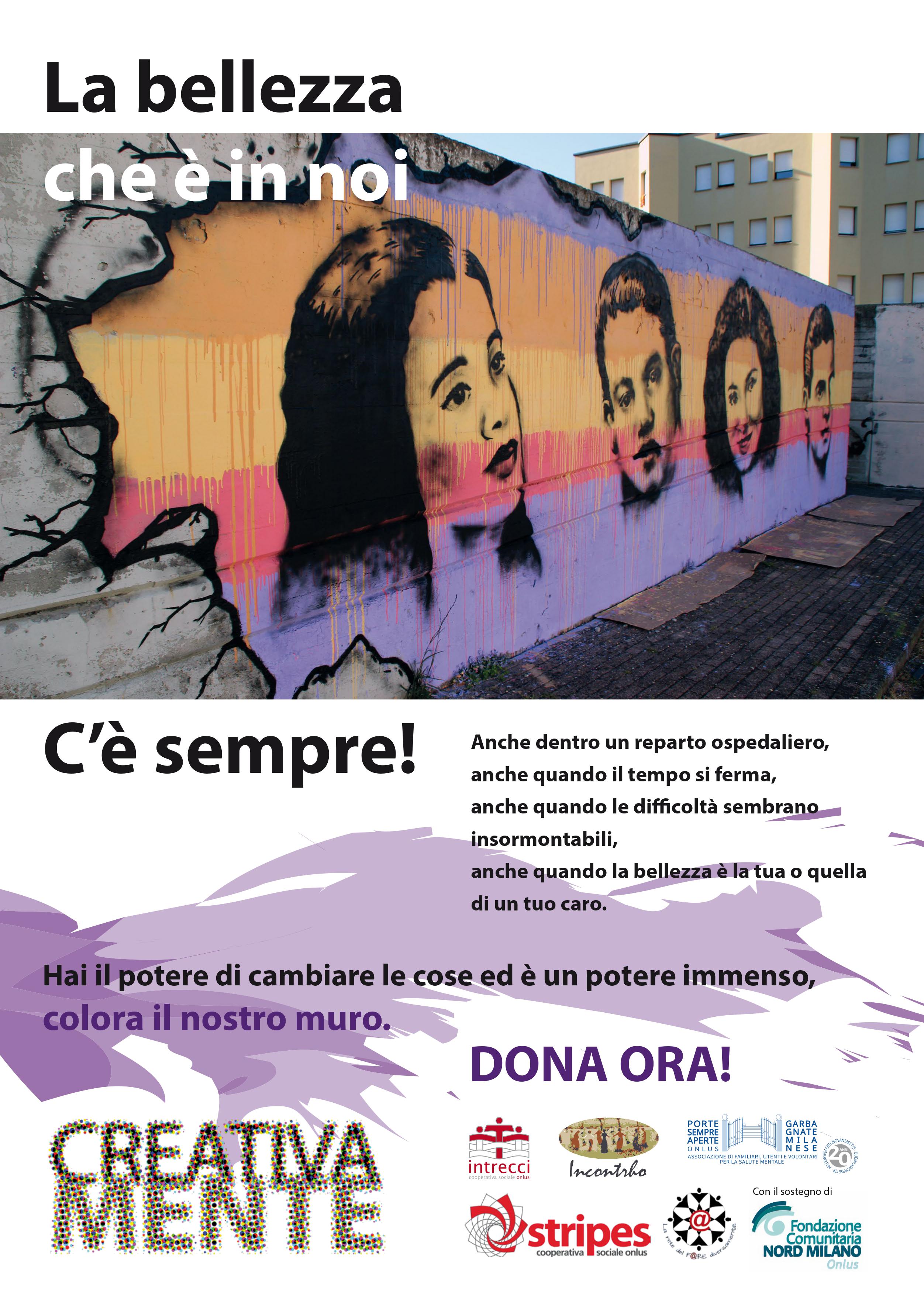 "Creativa-mente": colora il nostro muro-Dario Giacobazzi