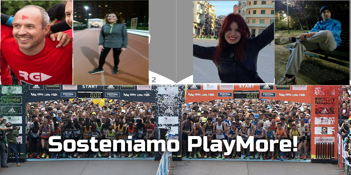 Corriamo per PlayMore! RunChallenge 2018-Alberto Roscio Ricon
