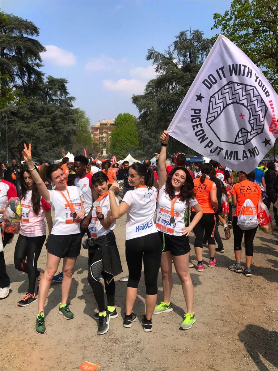 Raccolta fondi Milano Marathon 2019-Pigeon Project Milano