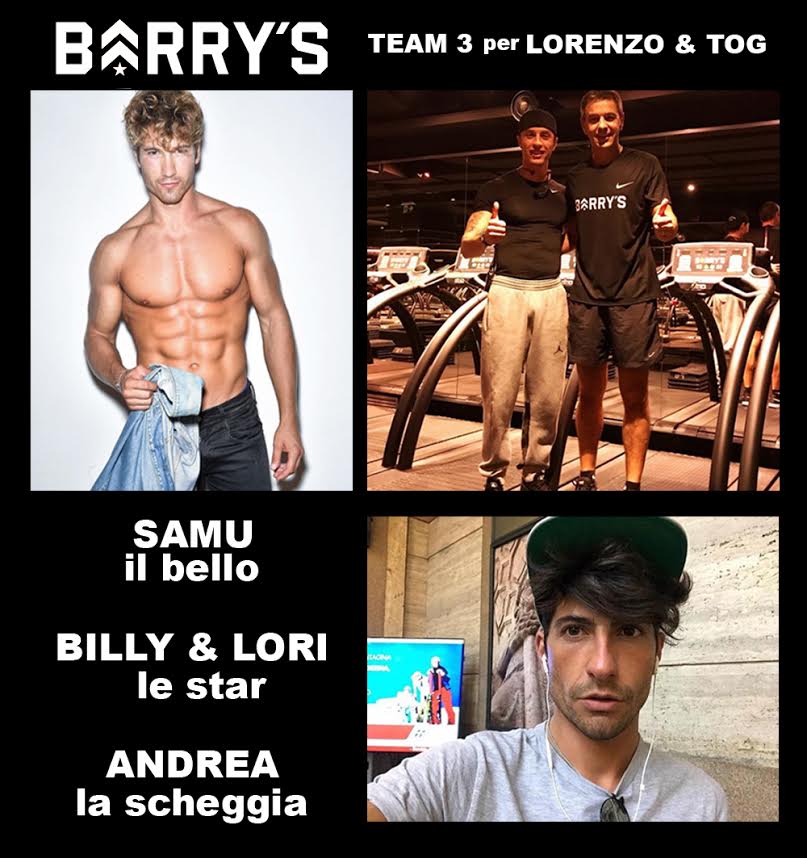 BARRY’S TEAM 3 per Lorenzo e TOG-Jessica Cantù