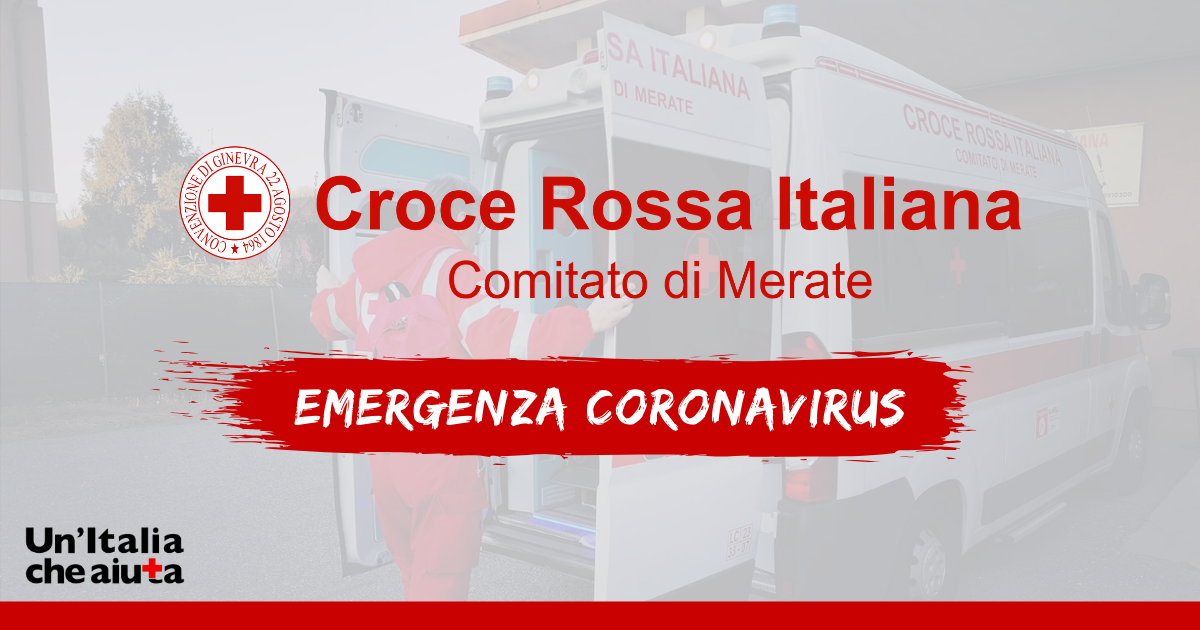 Aiuta Croce Rossa Merate - COVID19-Cri Merate
