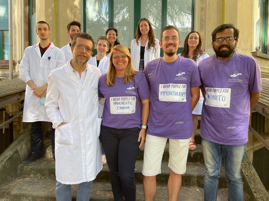Sostieni la lotta al tumore al pancreas-Associazione Nastro Viola