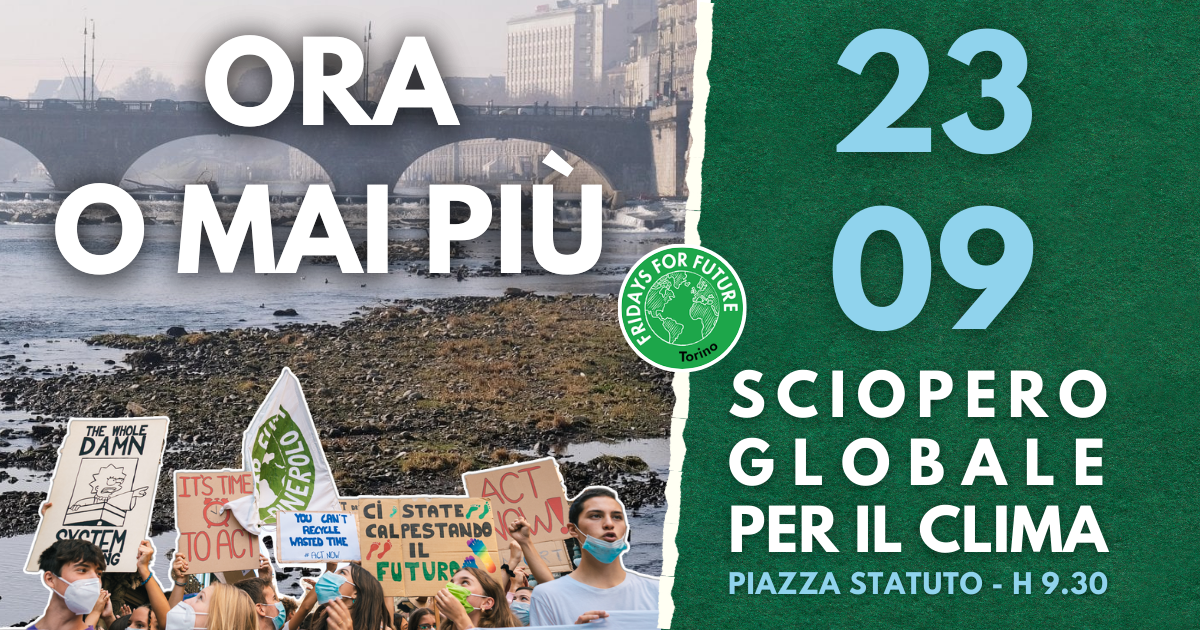 Sciopero Globale per il Clima-Fridays For Future Torino