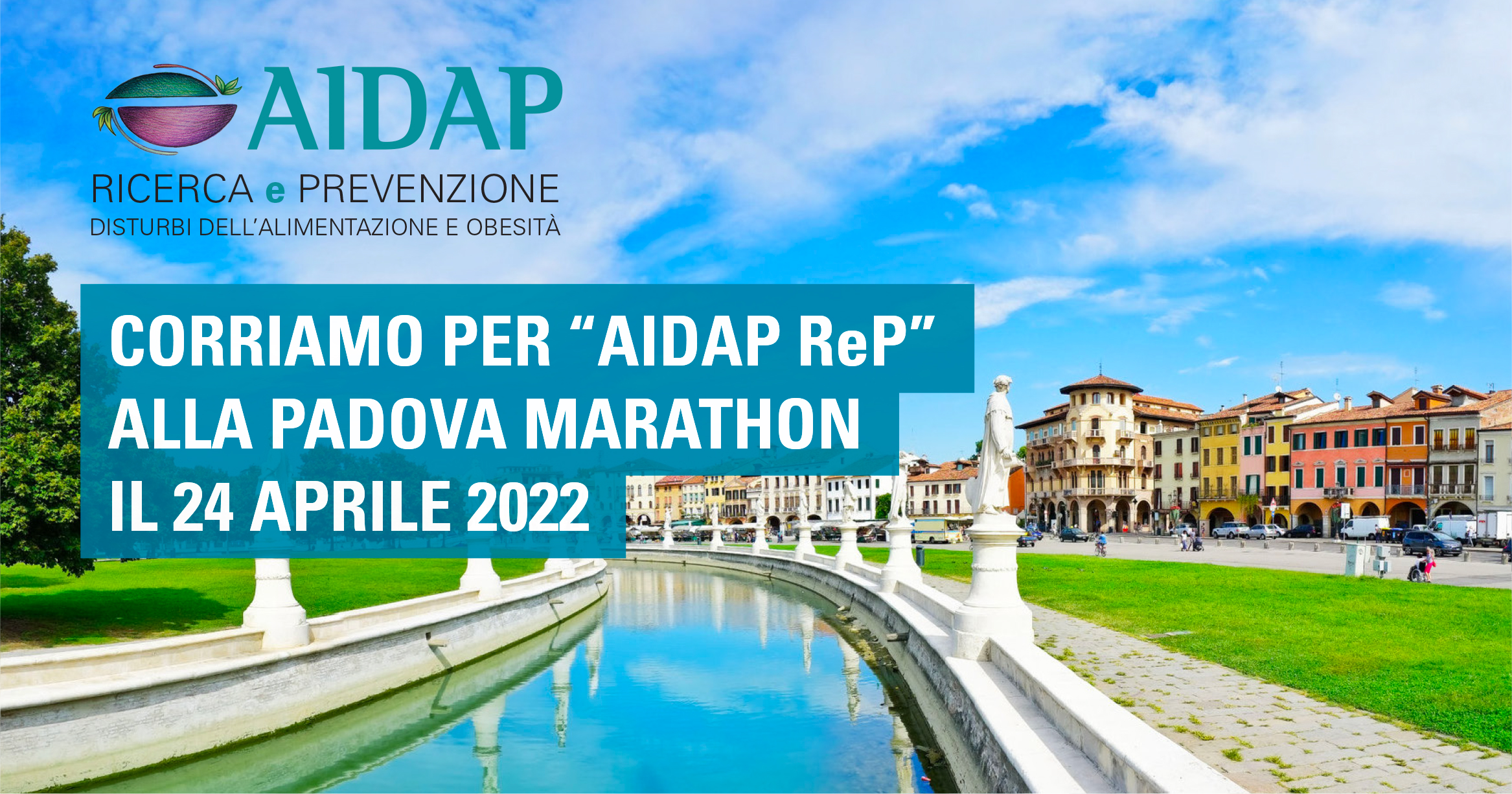 Aidap ReP alla Padova Marathon-AIDAP Ricerca e Prevenzione