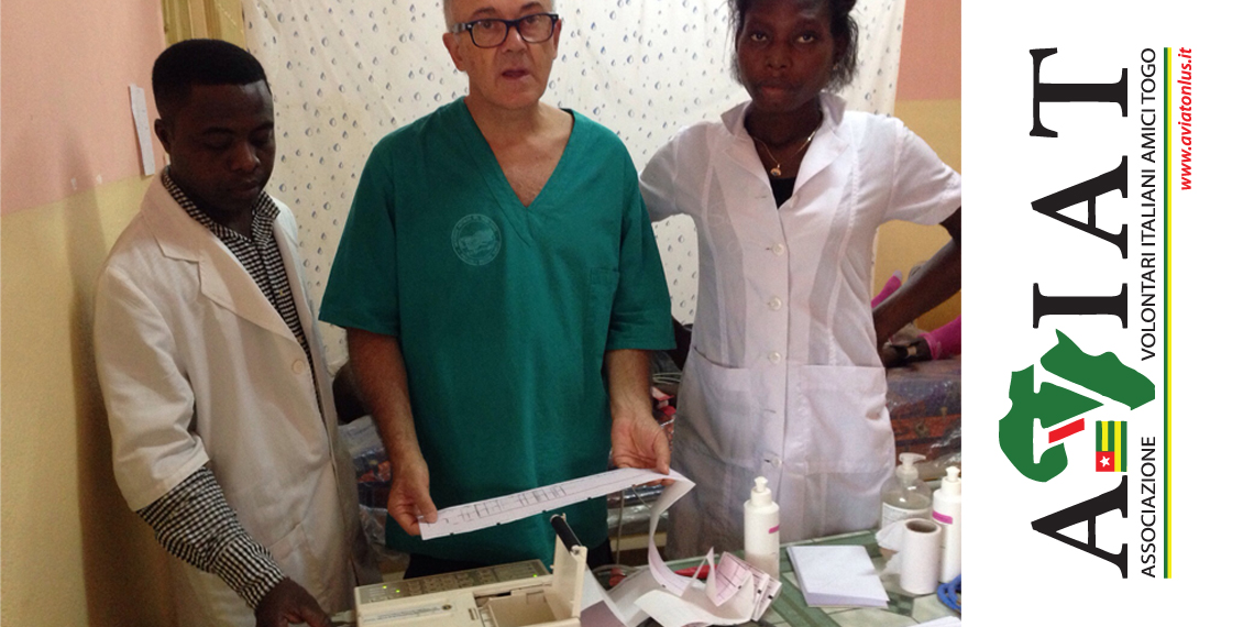 Due elettrocardiografi per il Togo-Aviat Onlus