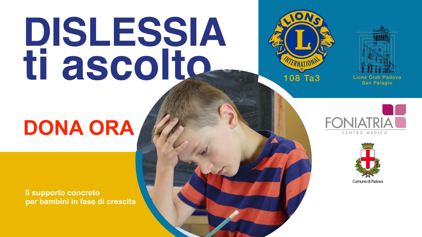 Progetto "Dislessia Ti Ascolto"-FONDAZIONE PER SERVICE LIONS