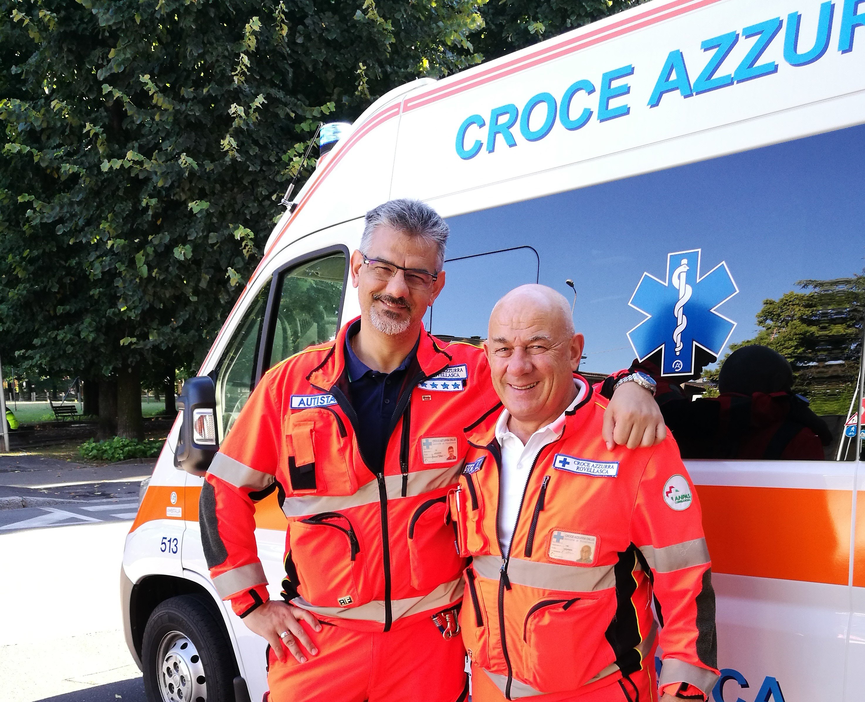 Ambulanza in memoria di Armando-CROCE AZZURRA ODV
