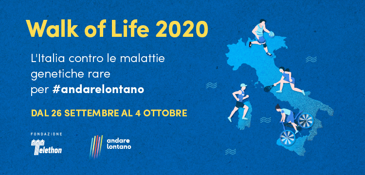 Walk of Life Italia 2020-FONDAZIONE TELETHON