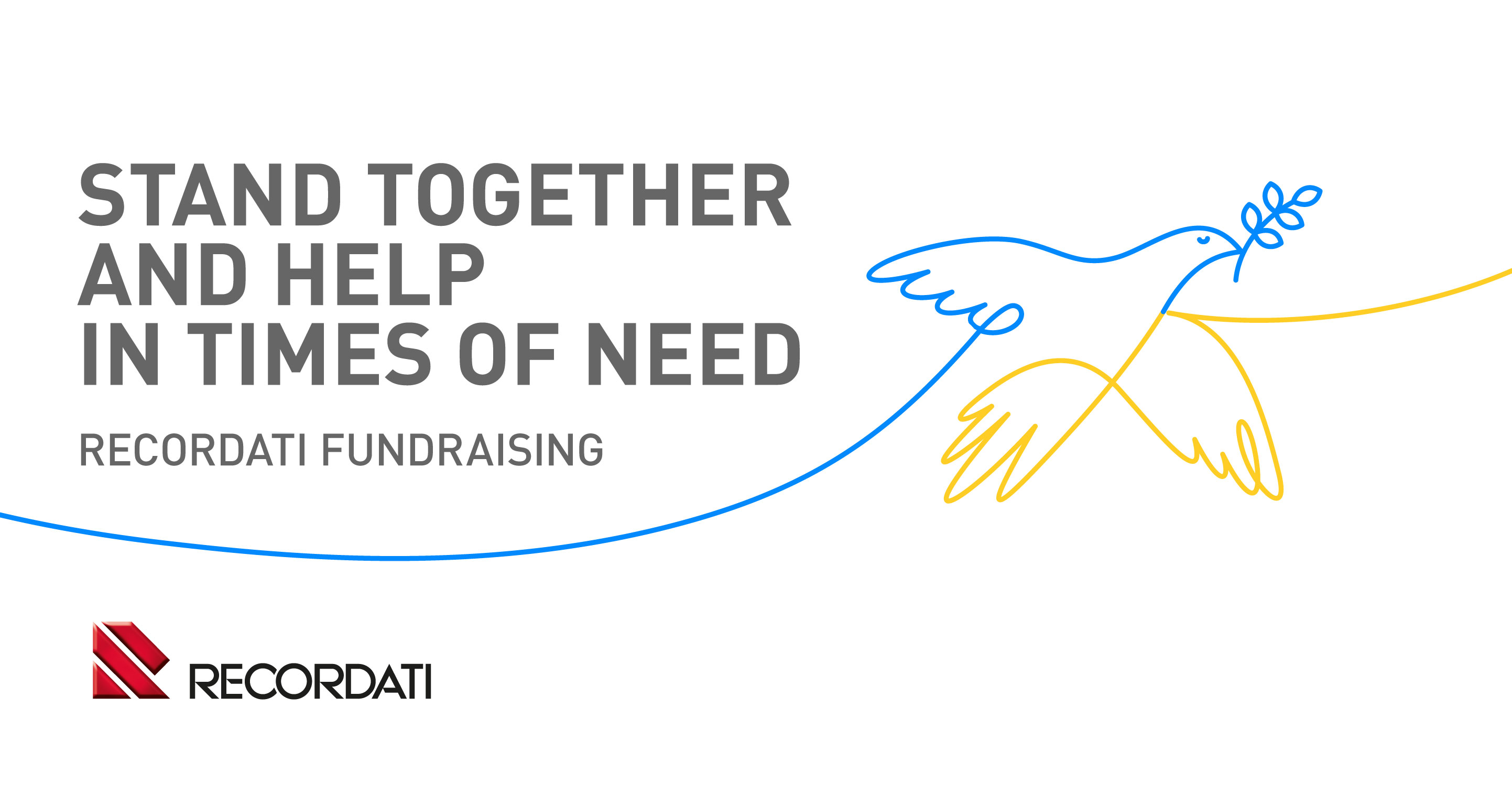 Stand together and help in times of need-FONDAZIONE RECORDATI