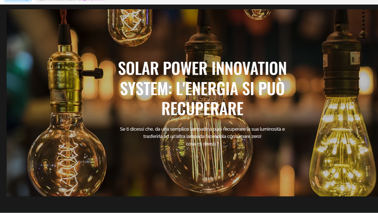Solar Power Innovation System -Solar Power 