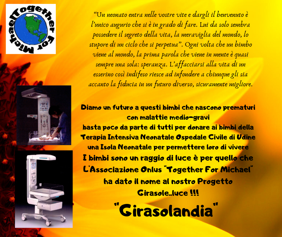 Progetto "Girasolandia"-Together For Michael