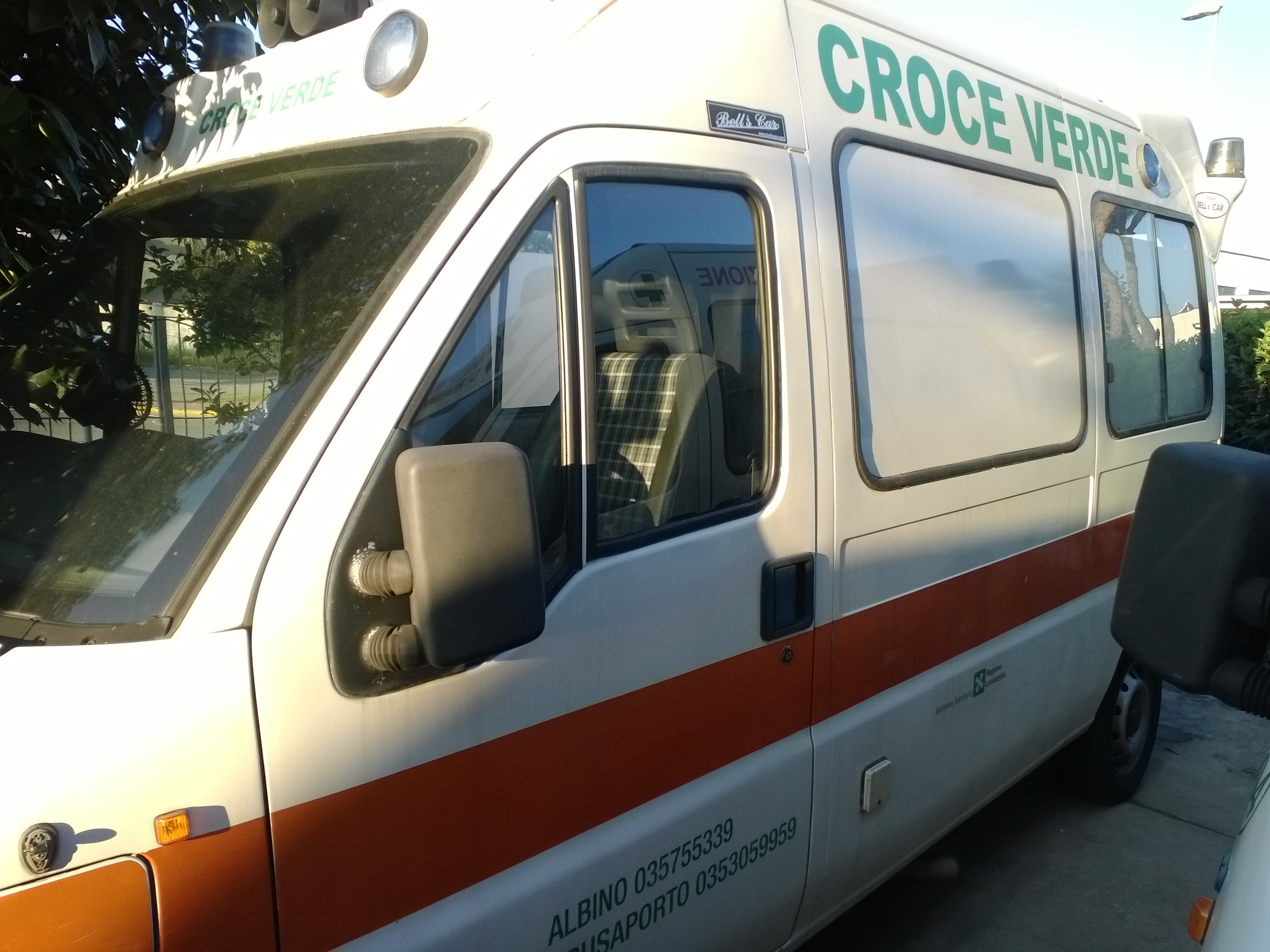 Ambulanza di Terapia Intensiva-CROCE VERDE BERGAMO