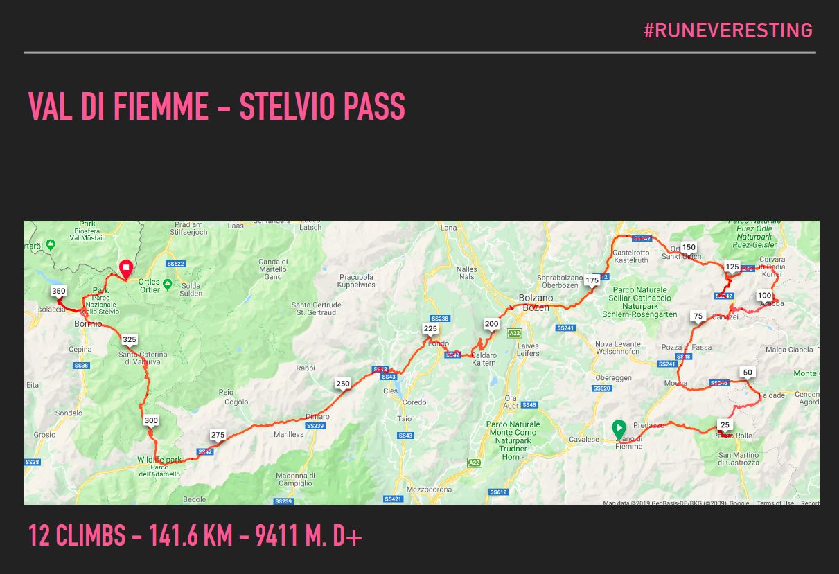 Run Everesting per Pink is Good -Fondazione Umberto Veronesi