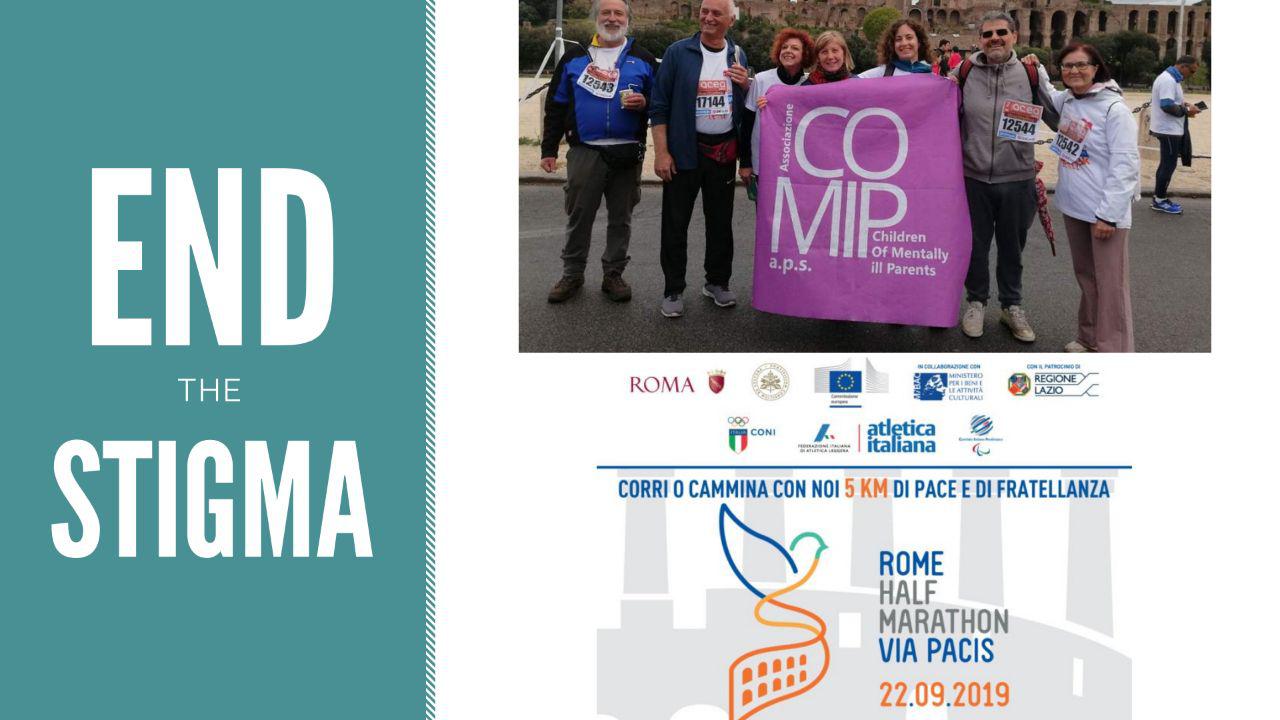 ROMA RUN FOR PEACE - Cammina per COMIP!-CHILDREN OF MENTALLY ILL PARENTS