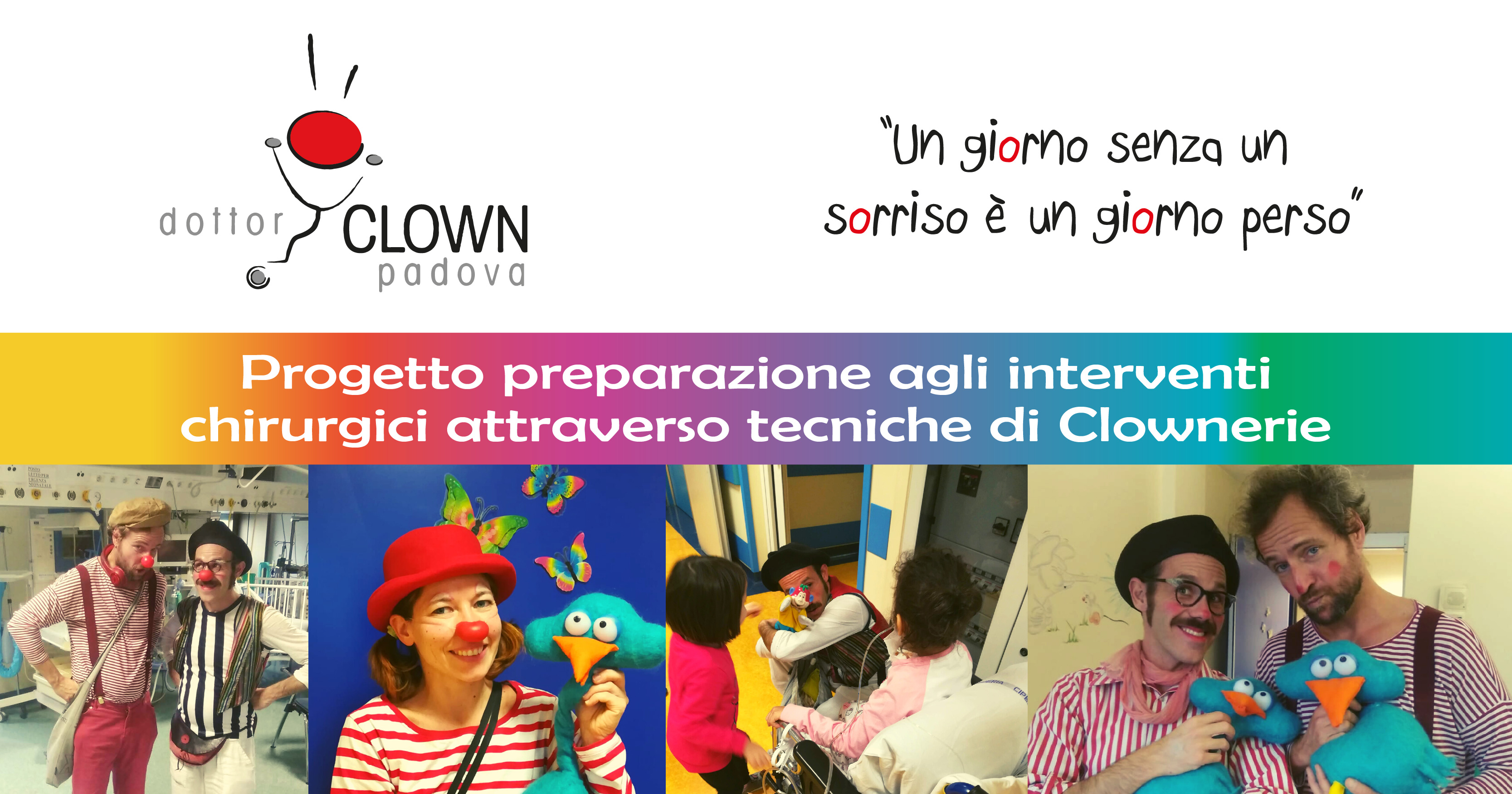 Accompagnamento alla sala operatoria-Dottor Clown Padova ODV