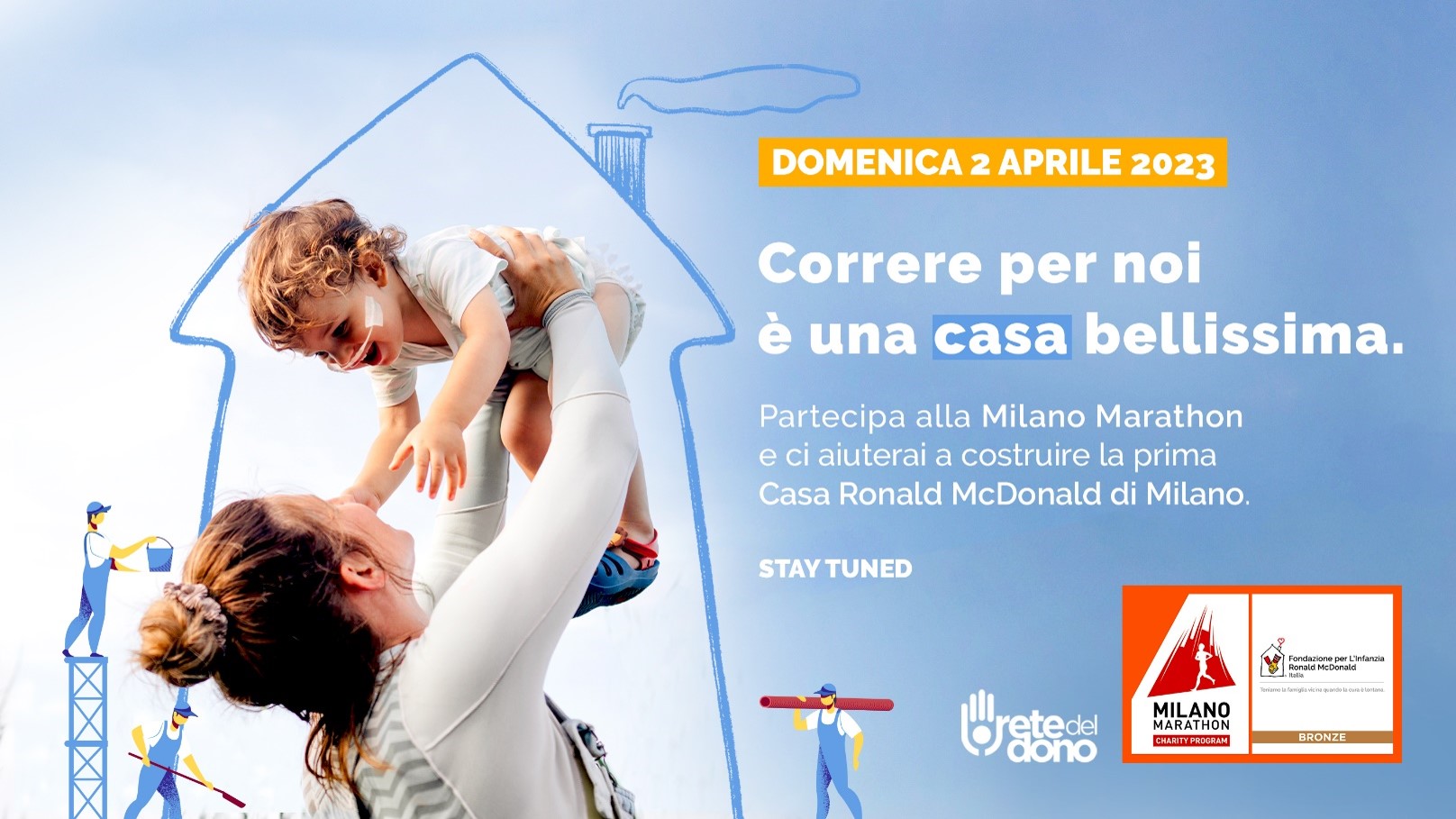 Corri con noi per Casa Ronald Milano!-Fondazione Ronald McDonald Italia ETS