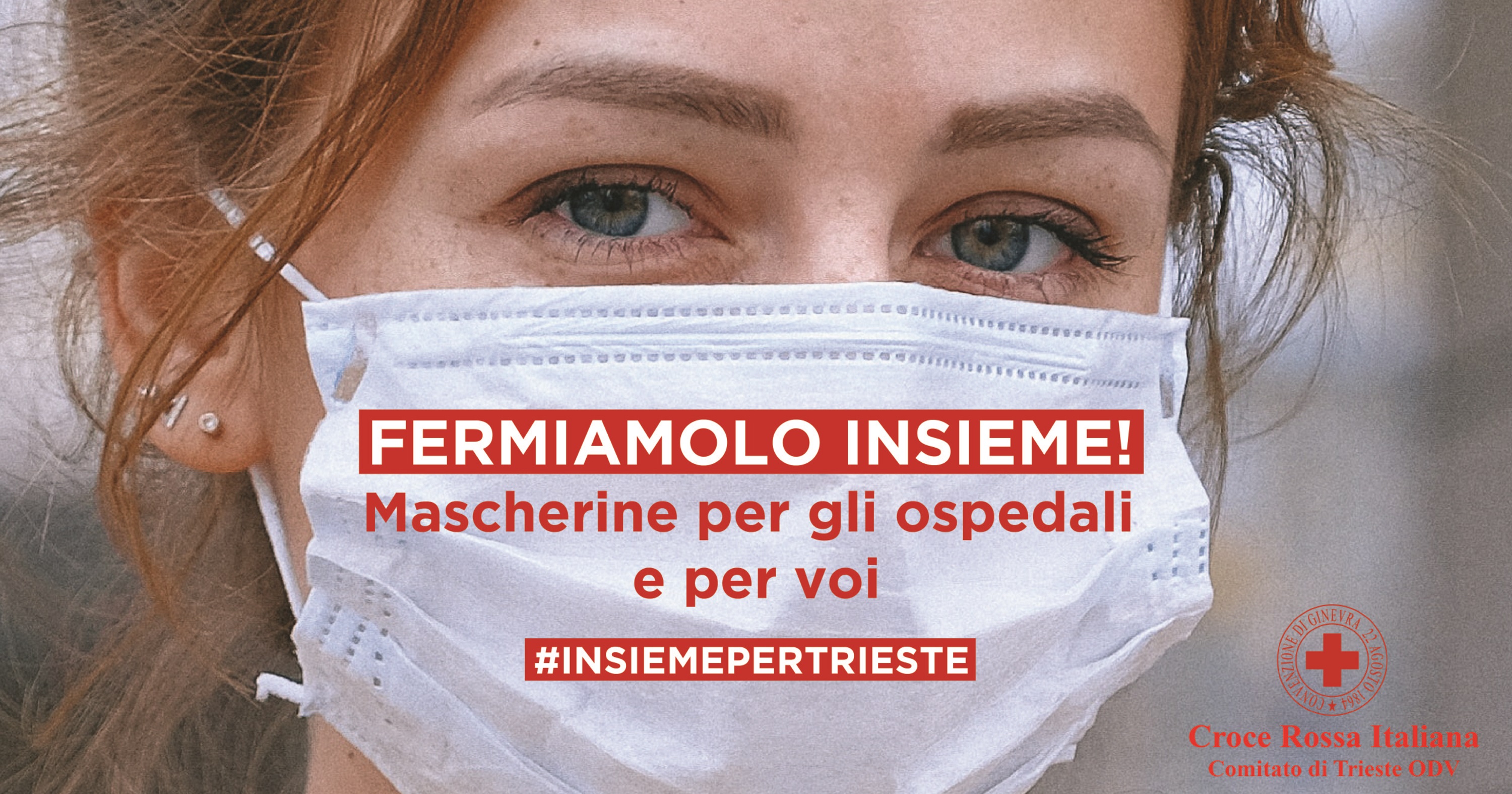 Trieste-Mascherine agli ospedali e a voi-Croce Rossa di Trieste